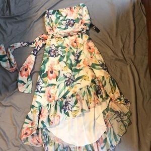 Strapless, sheer dress from New York and Co.